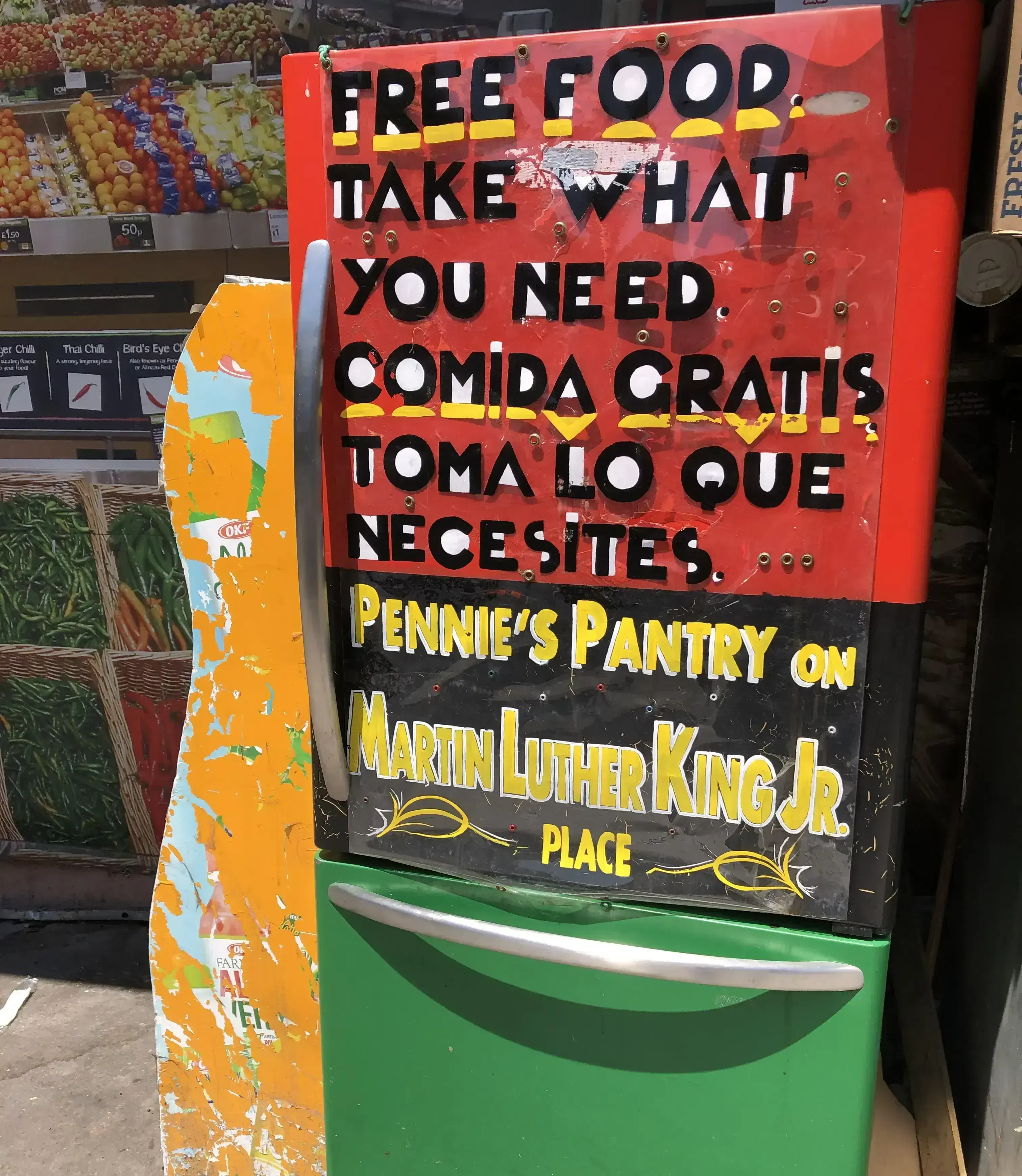 Picture of the fridge