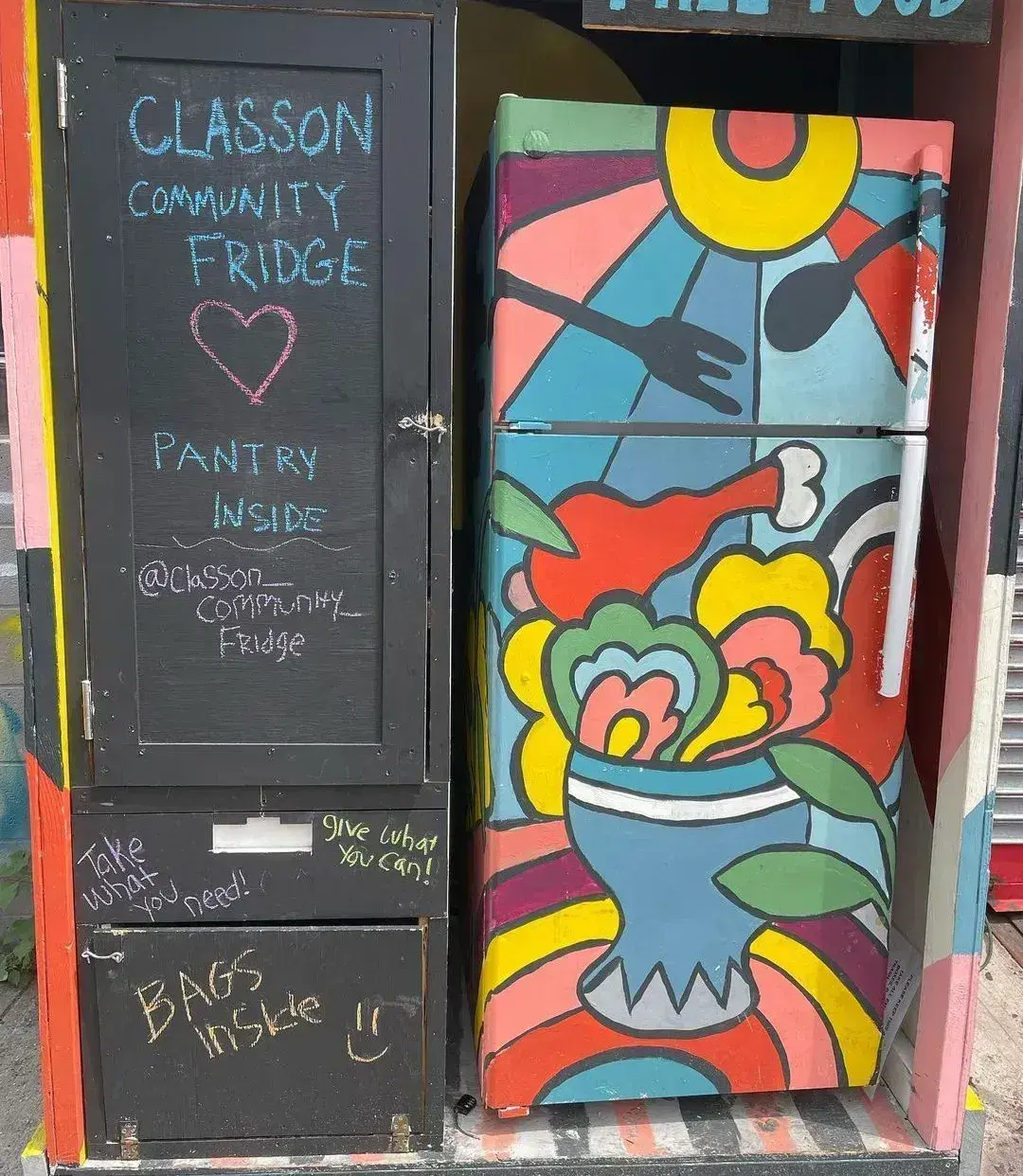 Picture of the fridge